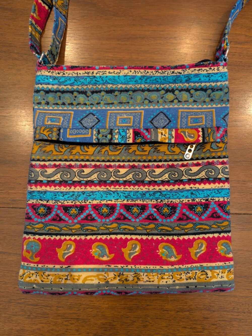 Multi Pattern Adjustable Crossbody Bag - Picture 2 of 15